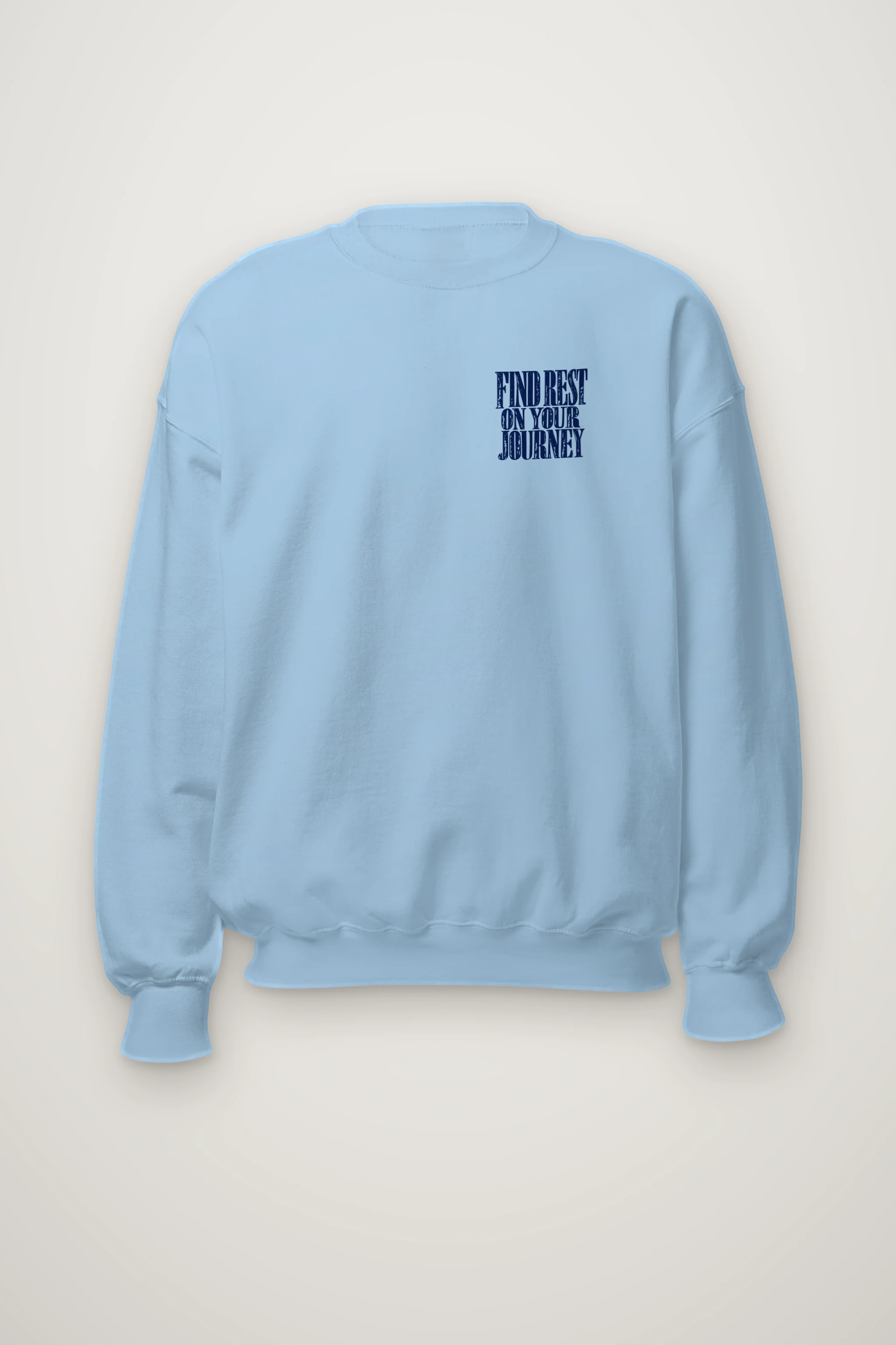 "Find Rest Journey" Heavy Blend Unisex Crewneck Sweatshirt