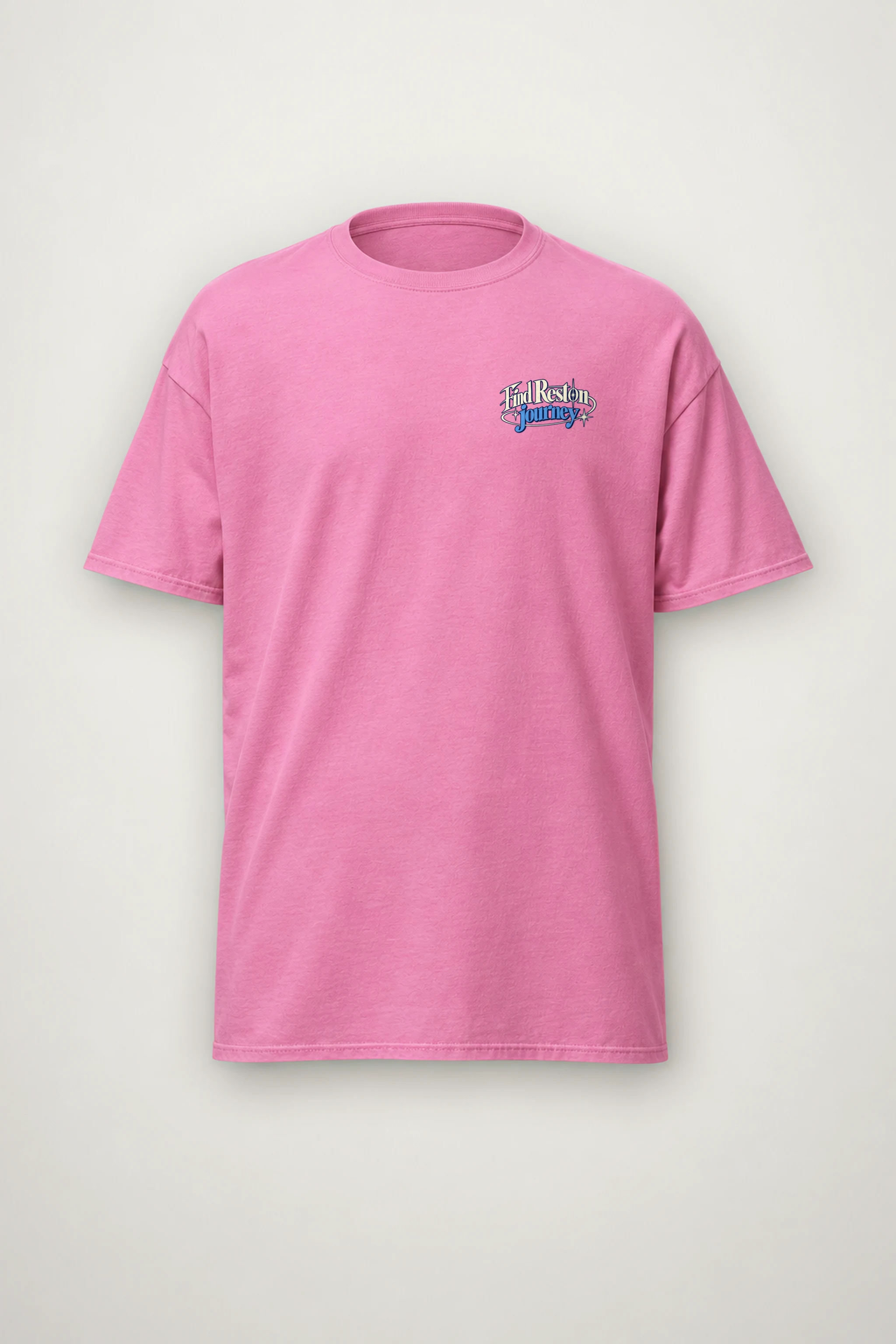 "Find Rest Journey" Heavyweight Unisex Crewneck T-shirt