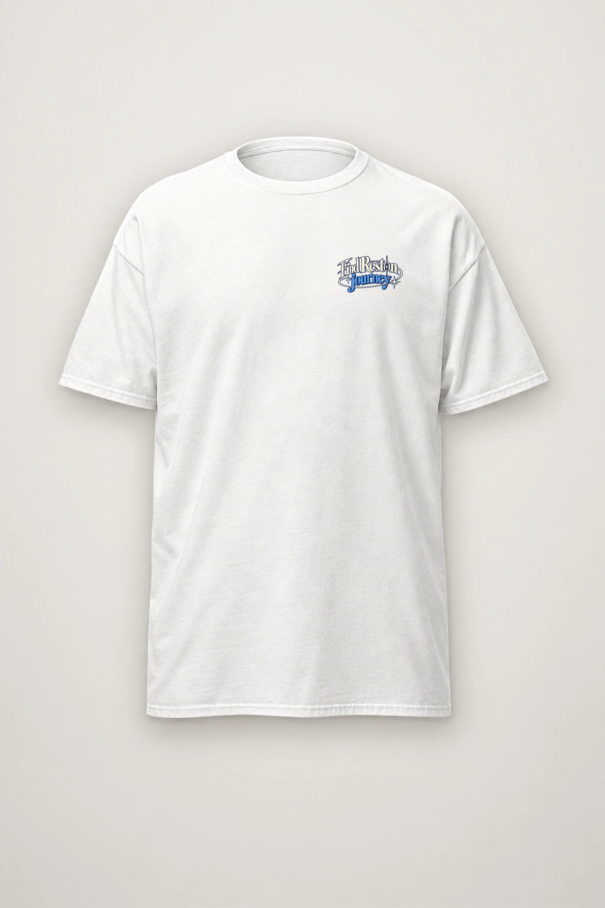 "Find Rest Journey" Heavyweight Unisex Crewneck T-shirt