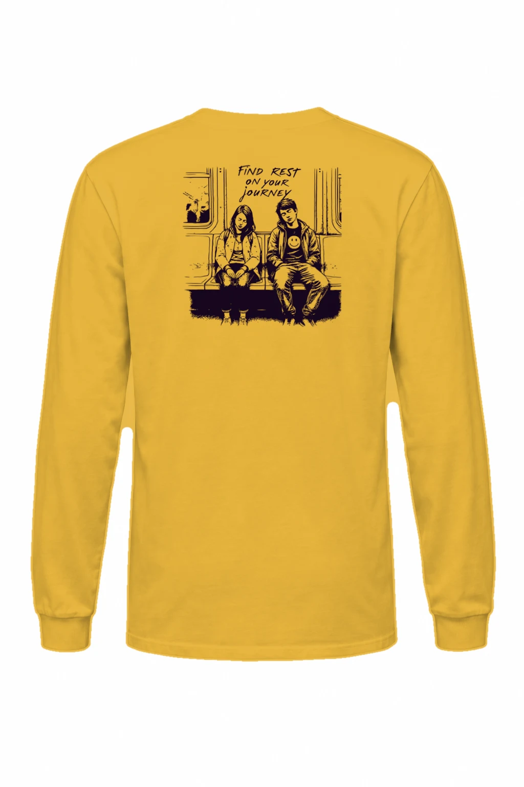 "Find Rest Journey" Unisex Longsleeve T-shirt | Gildan 2400