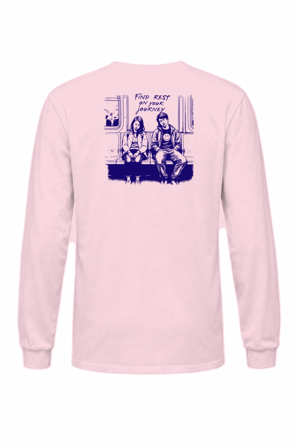 "Find Rest Journey" Unisex Longsleeve T-shirt | Gildan 2400