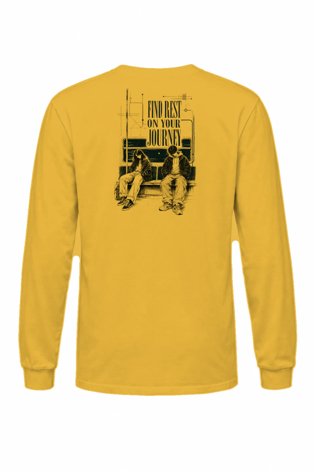 "Find Rest On Your Journey" Unisex Longsleeve T-shirt | Gildan 2400