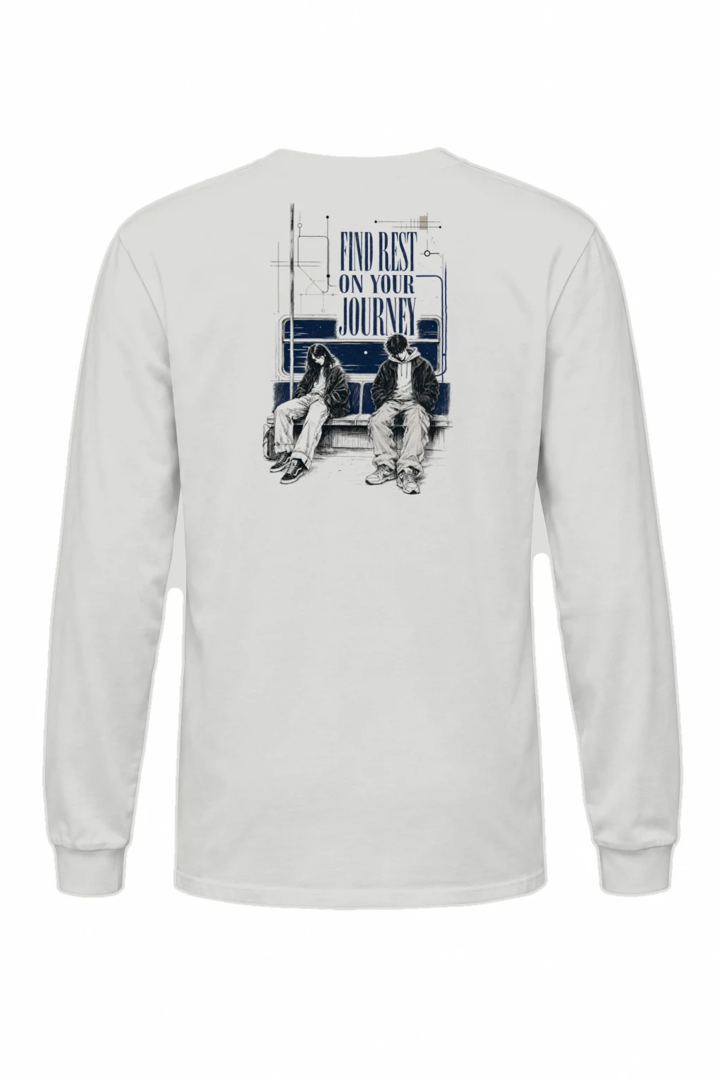 "Find Rest On Your Journey" Unisex Longsleeve T-shirt | Gildan 2400