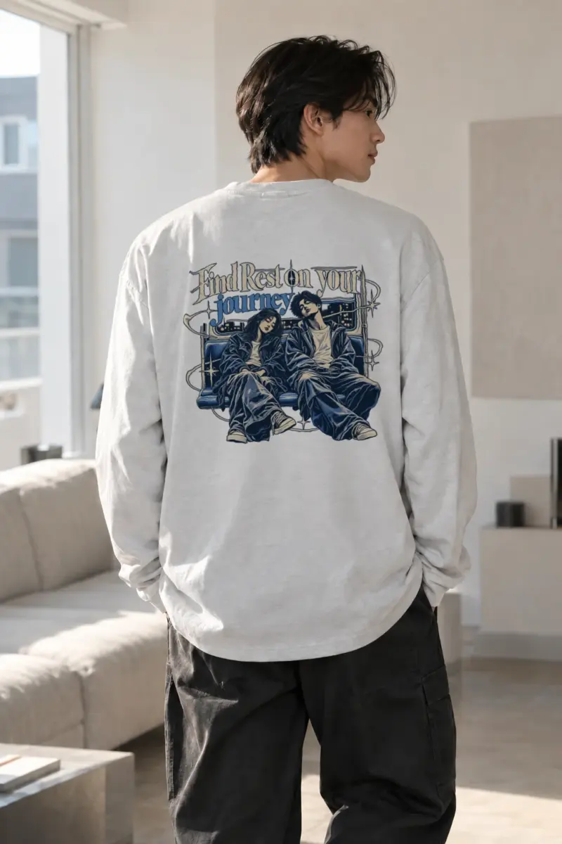 "Find Rest" Unisex Longsleeve T-shirt | Gildan 2400