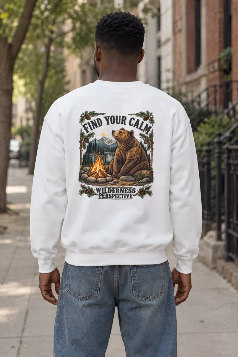 "Find Your Calm" Heavy Blend Unisex Crewneck Sweatshirt