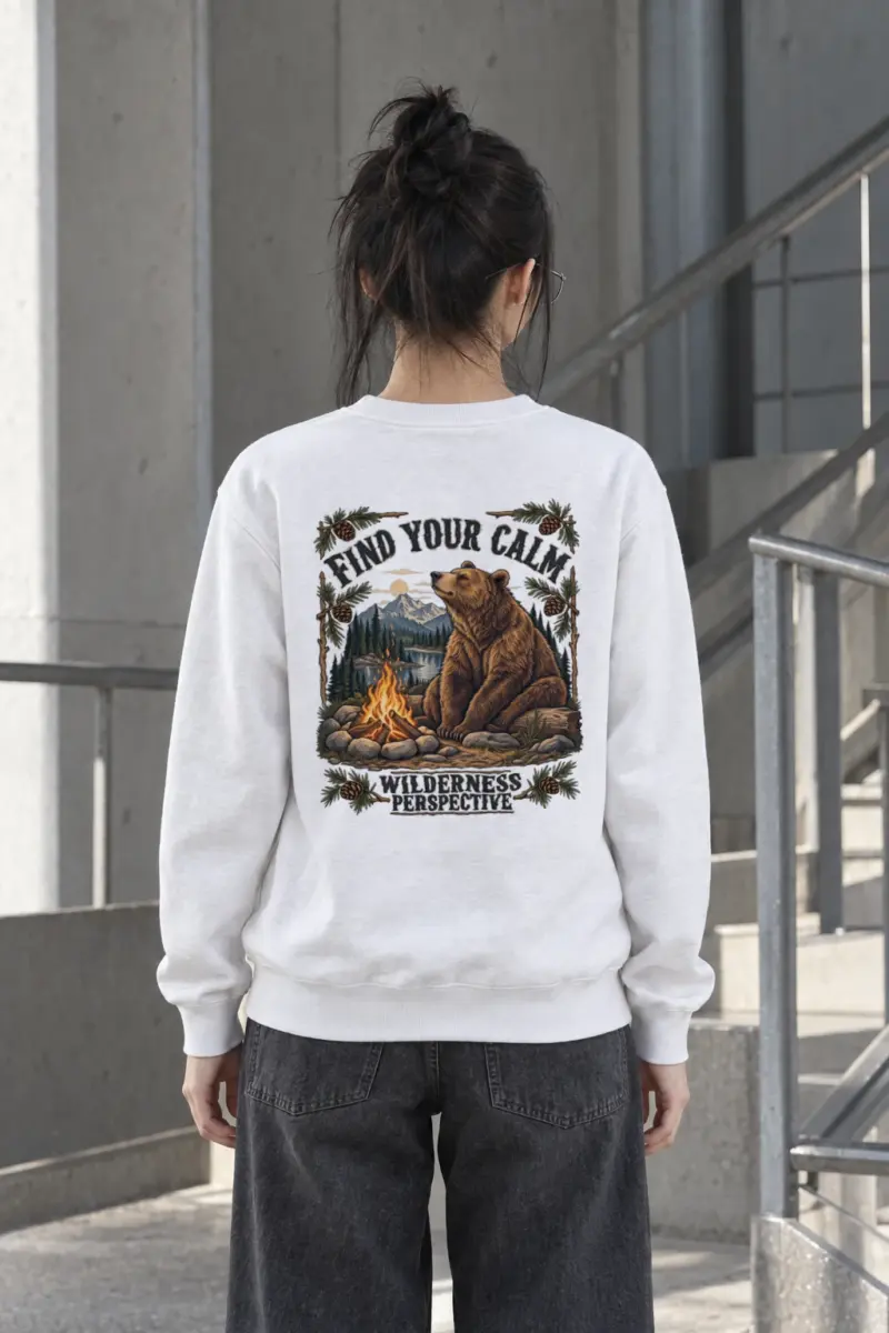 "Find Your Calm" Heavy Blend Unisex Crewneck Sweatshirt