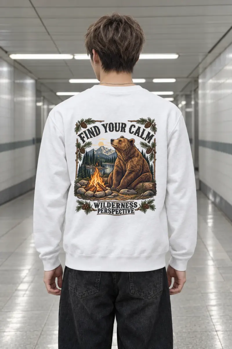 "Find Your Calm" Heavy Blend Unisex Crewneck Sweatshirt