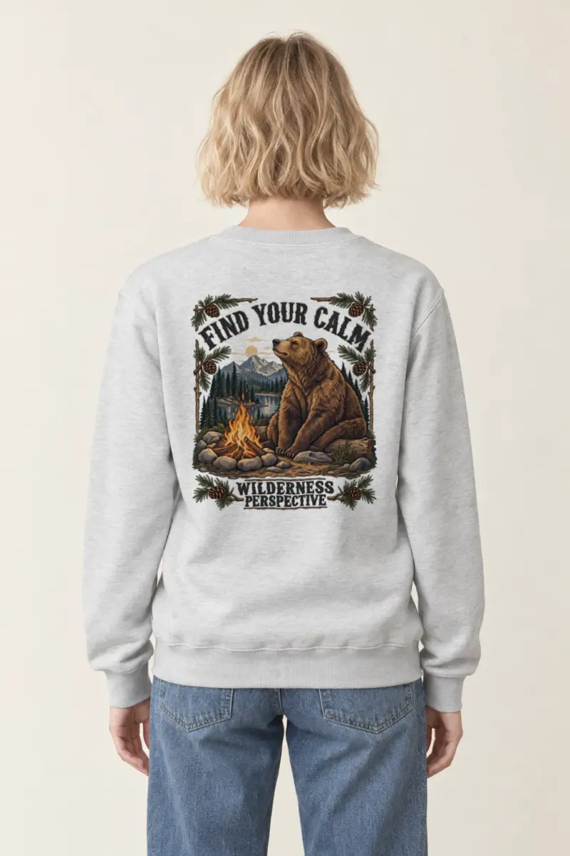 "Find Your Calm" Heavy Blend Unisex Crewneck Sweatshirt
