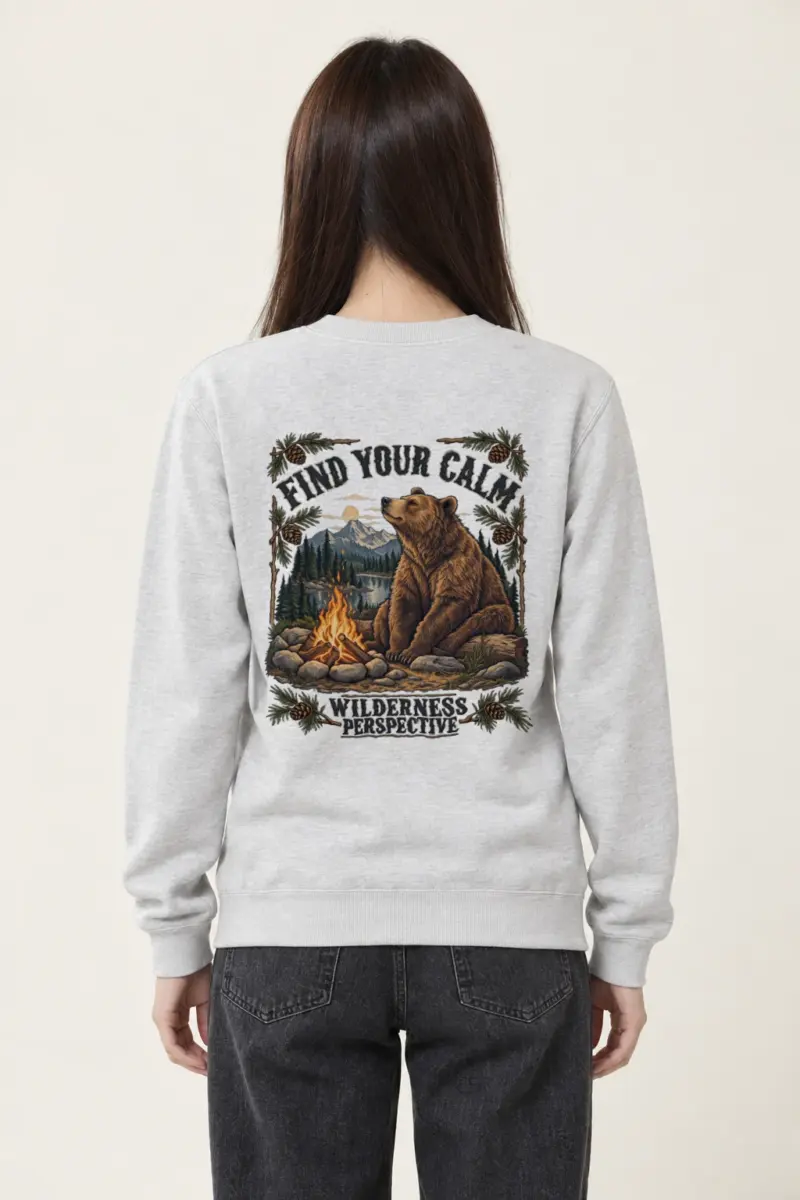 "Find Your Calm" Heavy Blend Unisex Crewneck Sweatshirt