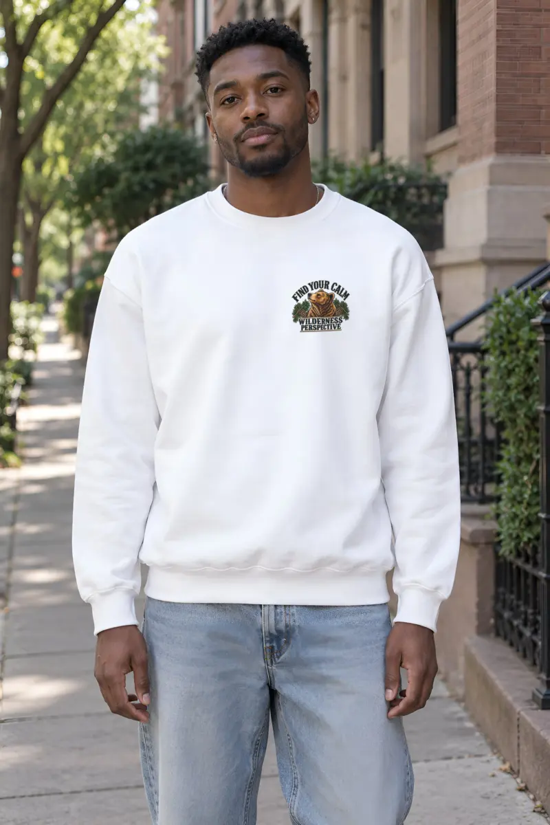 "Find Your Calm" Heavy Blend Unisex Crewneck Sweatshirt