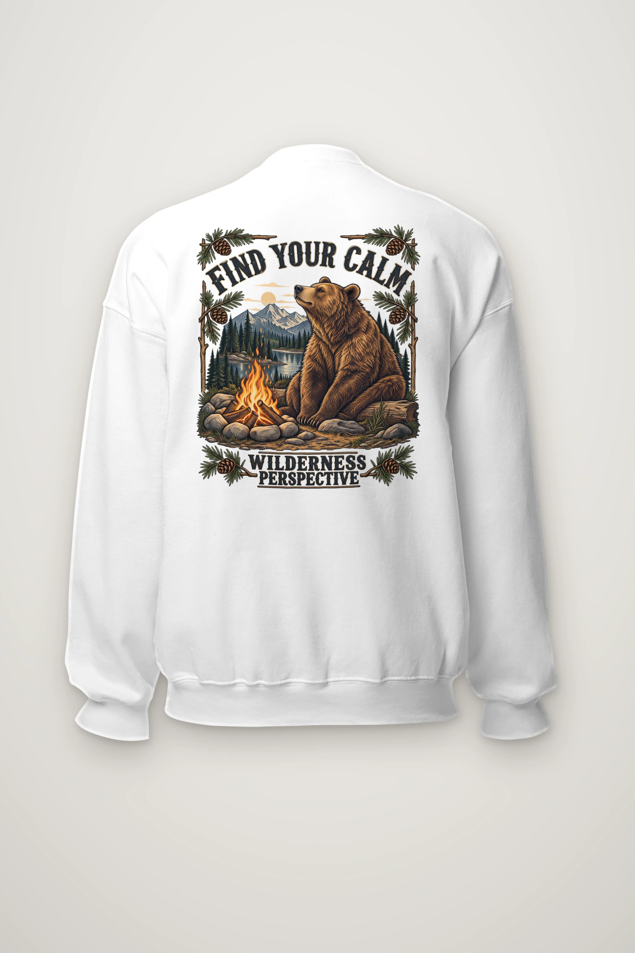 "Find Your Calm" Heavy Blend Unisex Crewneck Sweatshirt