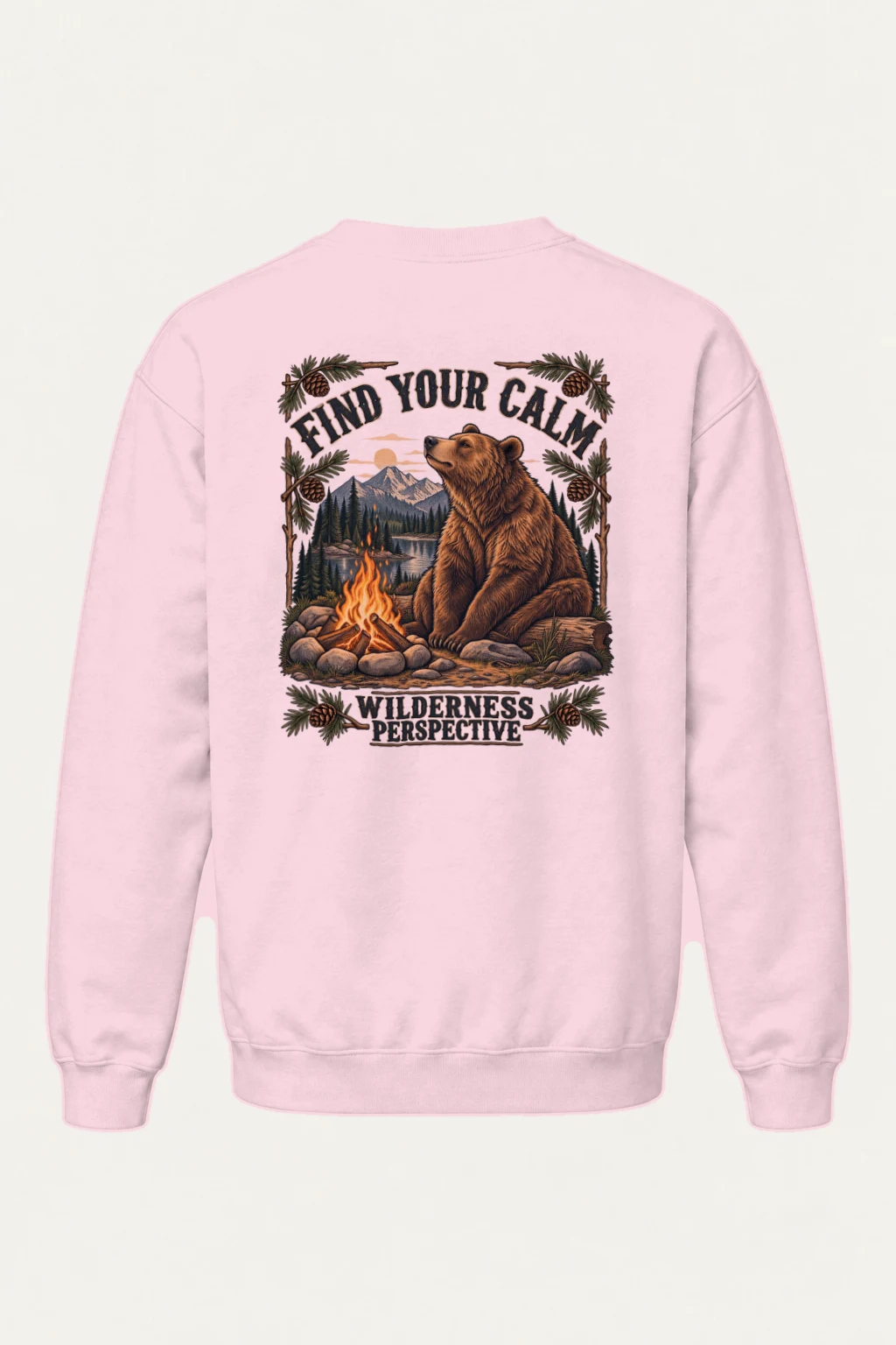 "Find Your Calm" Heavy Blend Unisex Crewneck Sweatshirt | Gildan 18000
