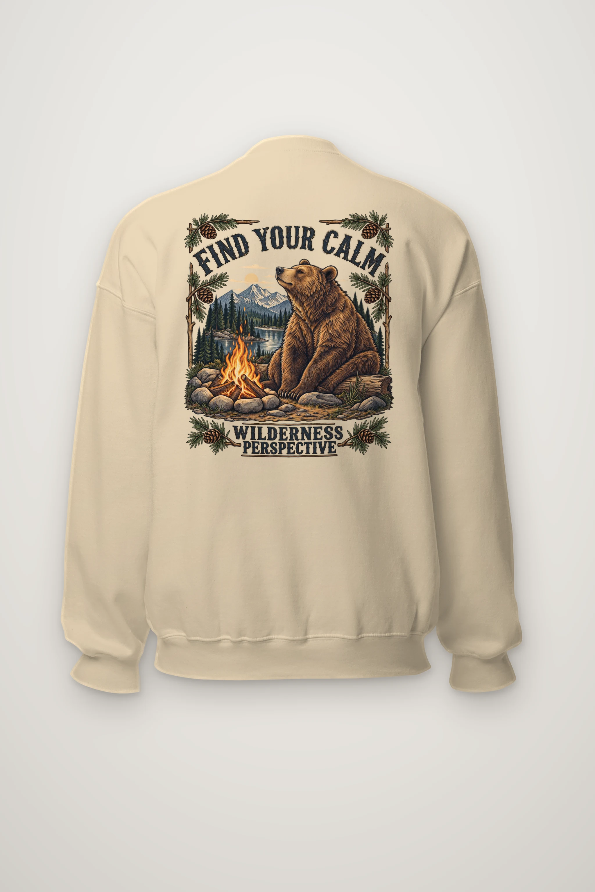 "Find Your Calm" Heavy Blend Unisex Crewneck Sweatshirt