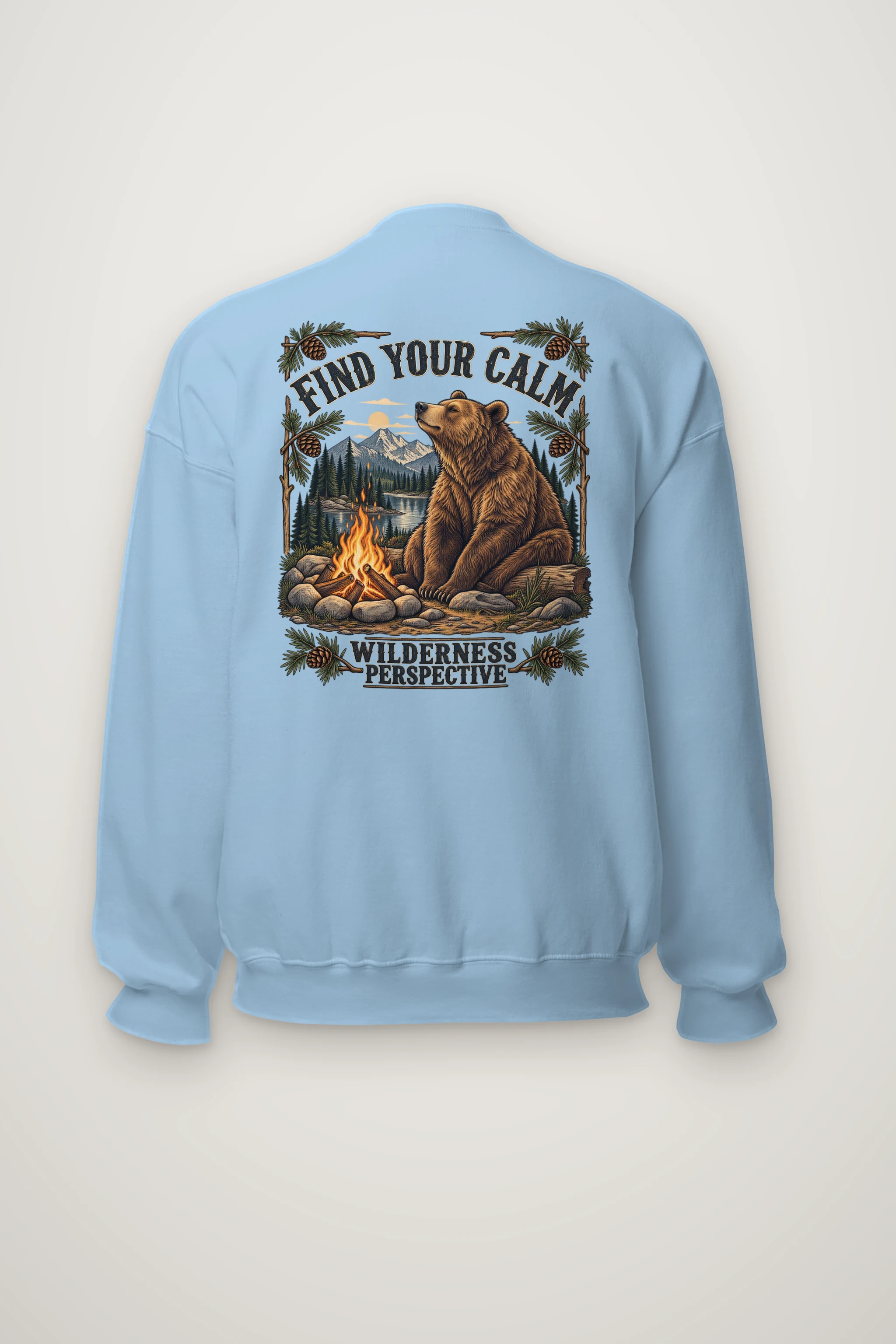 "Find Your Calm" Heavy Blend Unisex Crewneck Sweatshirt