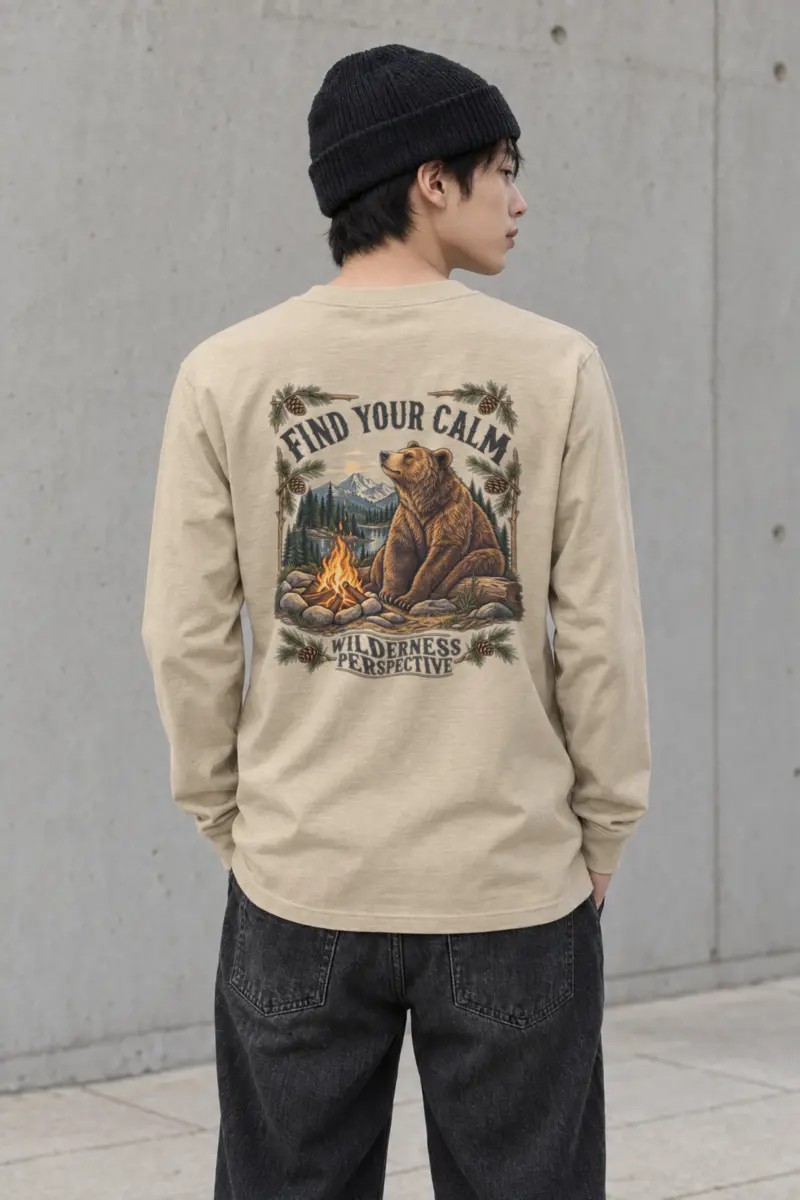 "Find Your Calm" Unisex Longsleeve T-shirt