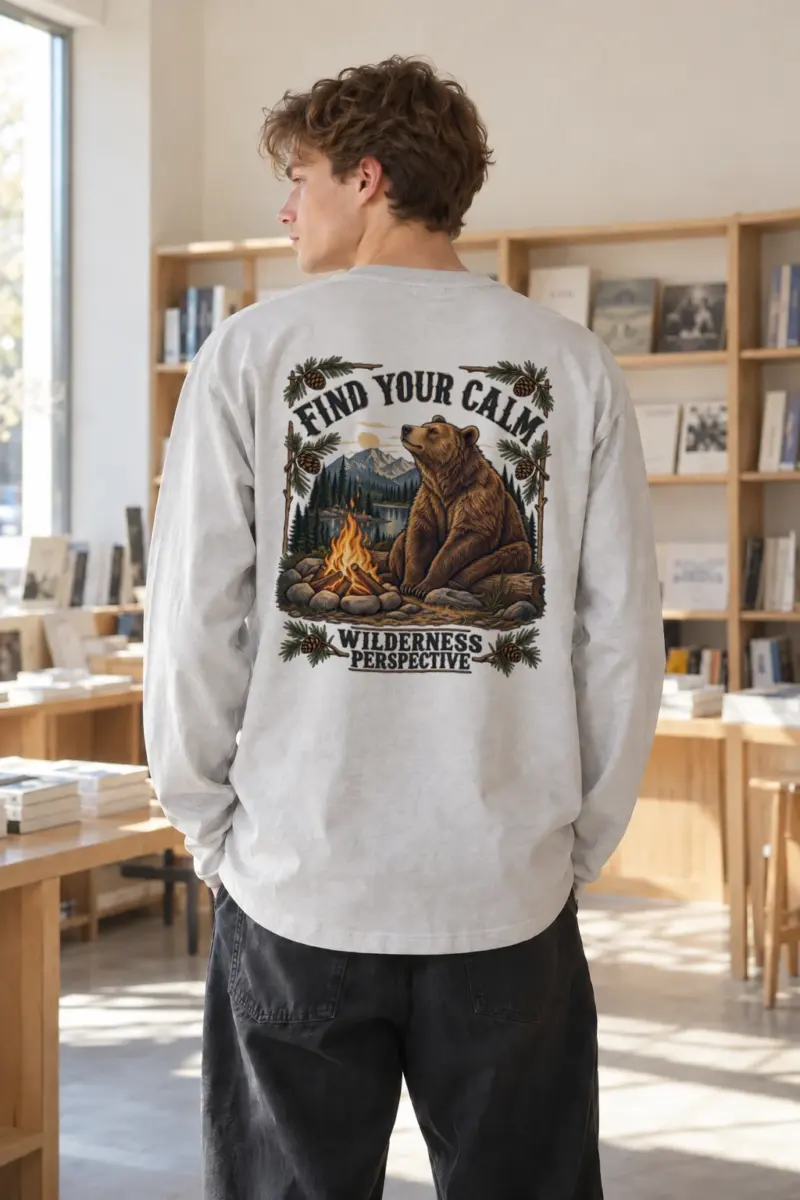 "Find Your Calm" Unisex Longsleeve T-shirt | Gildan 2400