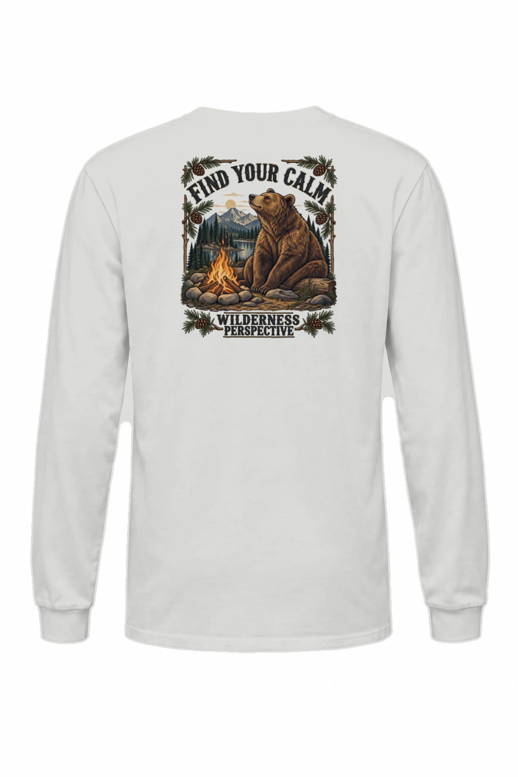 "Find Your Calm" Unisex Longsleeve T-shirt | Gildan 2400