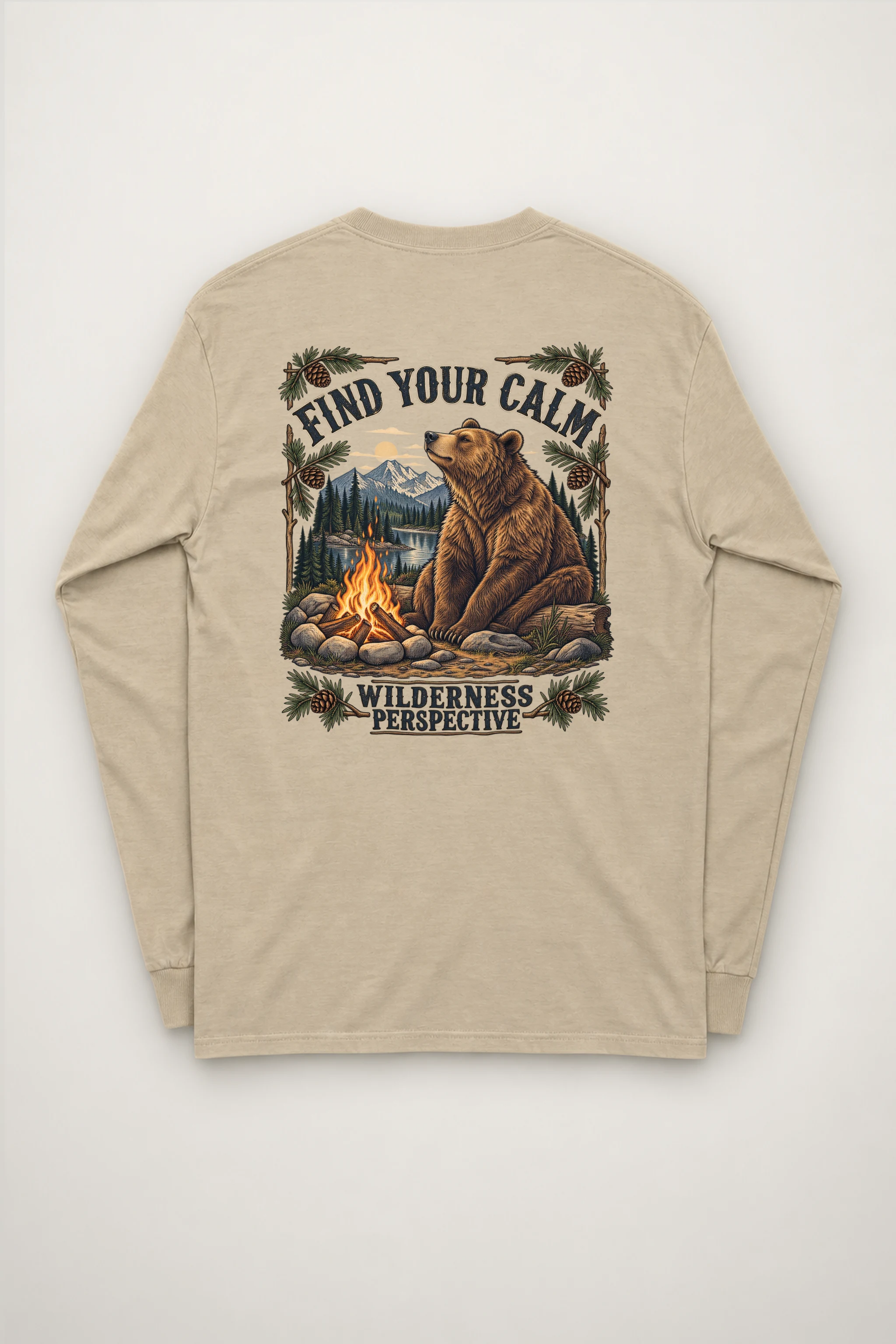"Find Your Calm" Unisex Longsleeve T-shirt