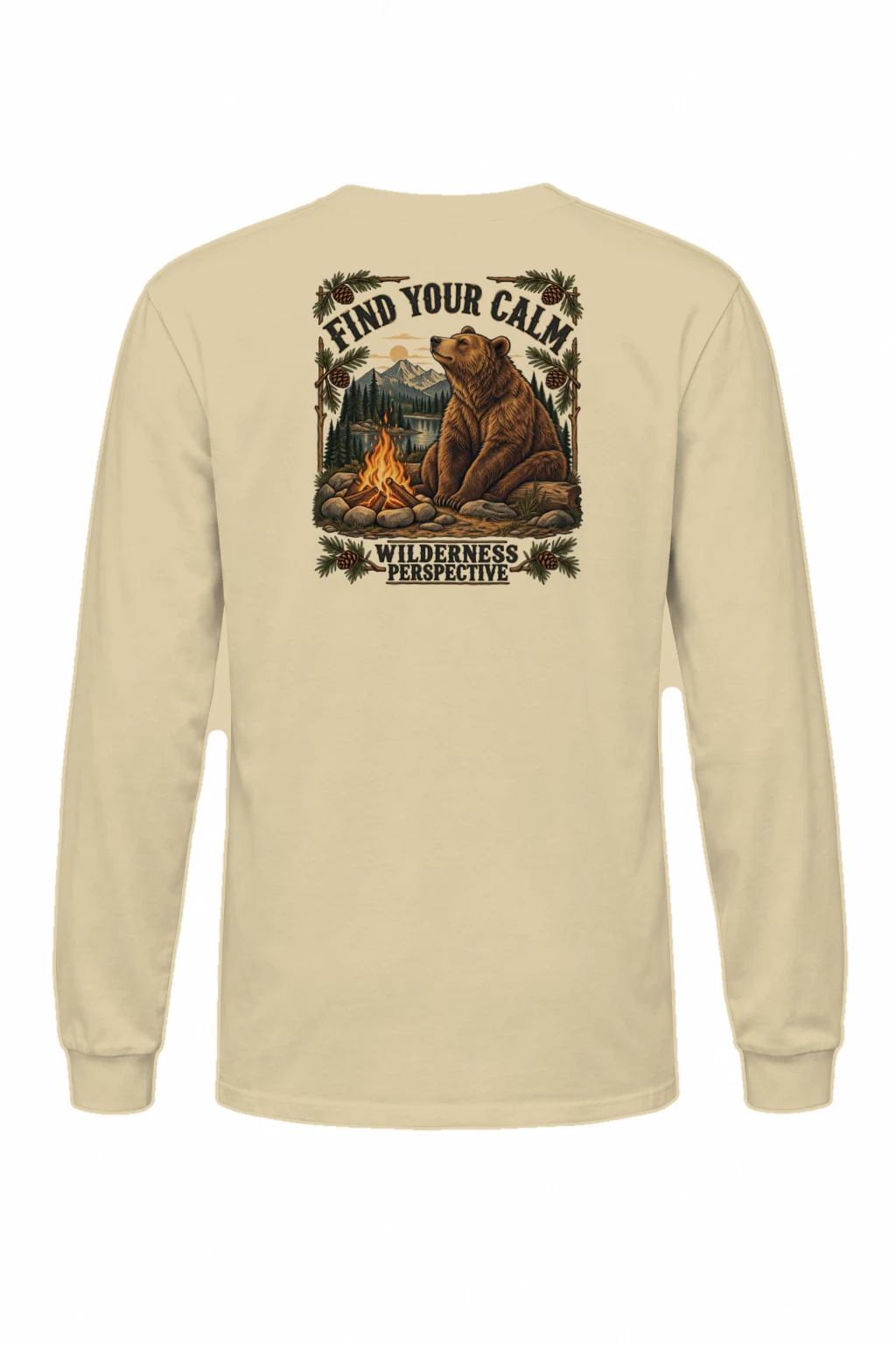 "Find Your Calm" Unisex Longsleeve T-shirt | Gildan 2400