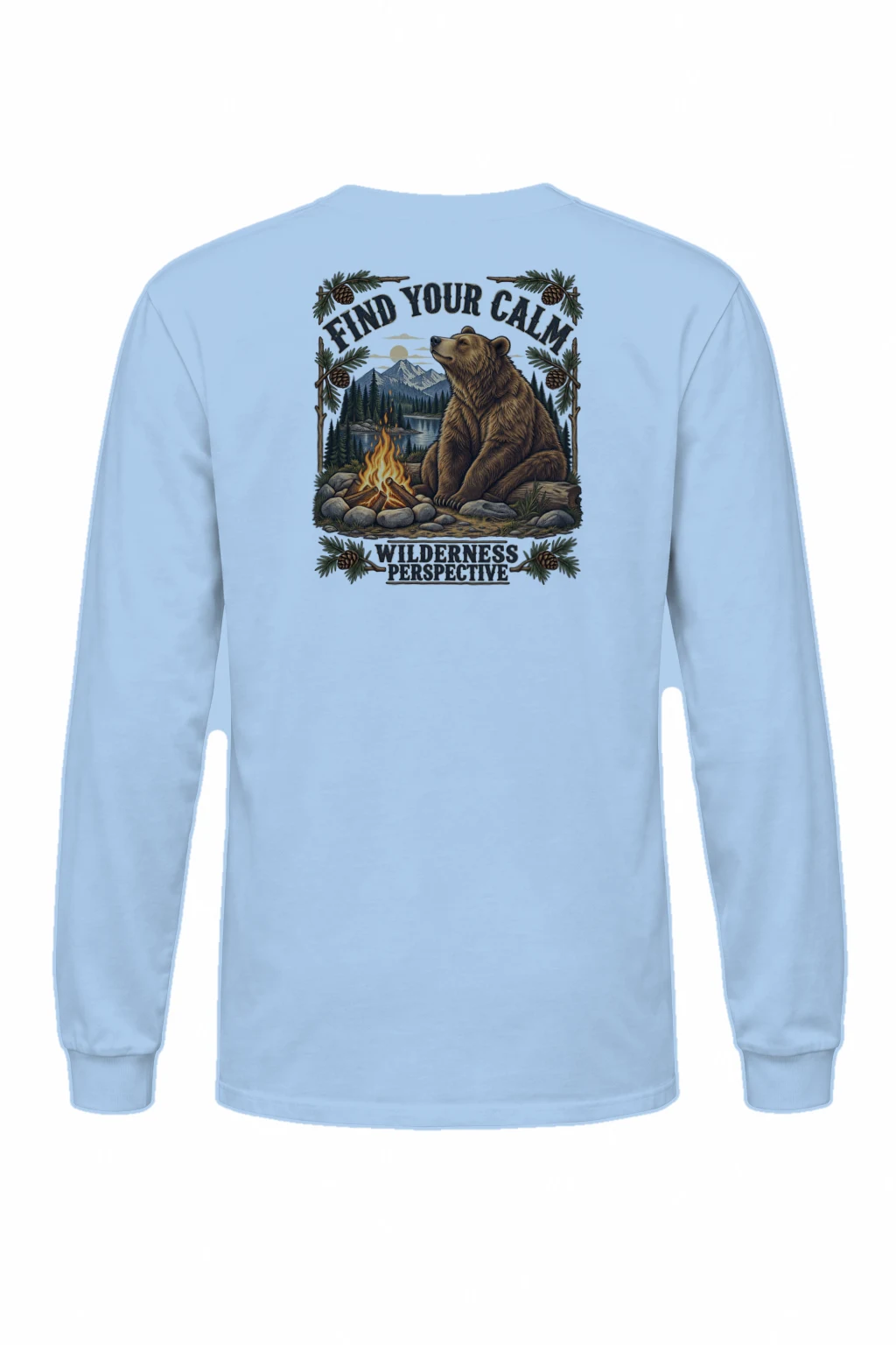 "Find Your Calm" Unisex Longsleeve T-shirt | Gildan 2400