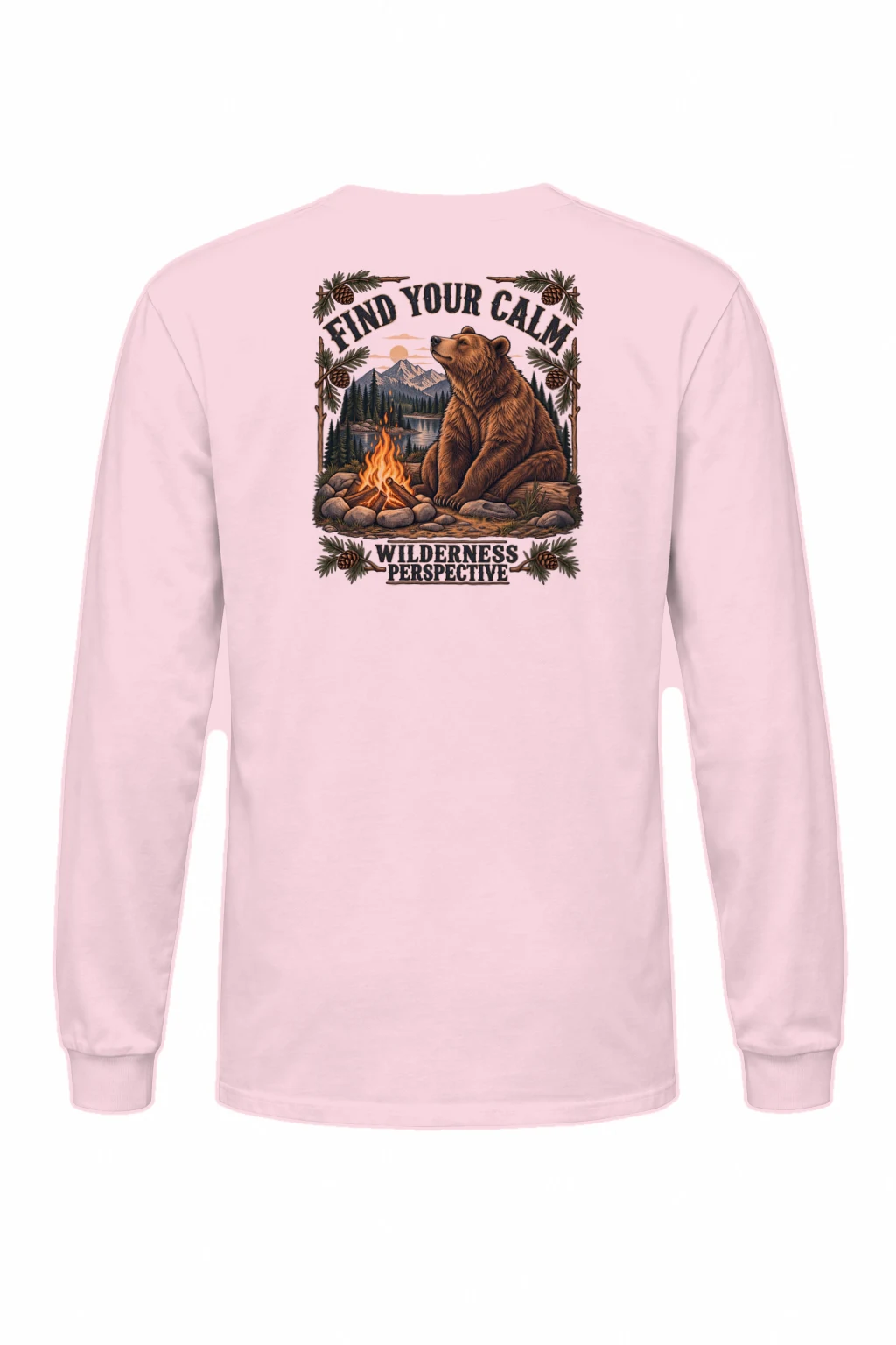 "Find Your Calm" Unisex Longsleeve T-shirt | Gildan 2400