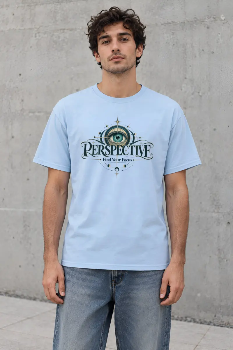 "Find Your Focus" Heavyweight Unisex Crewneck T-shirt
