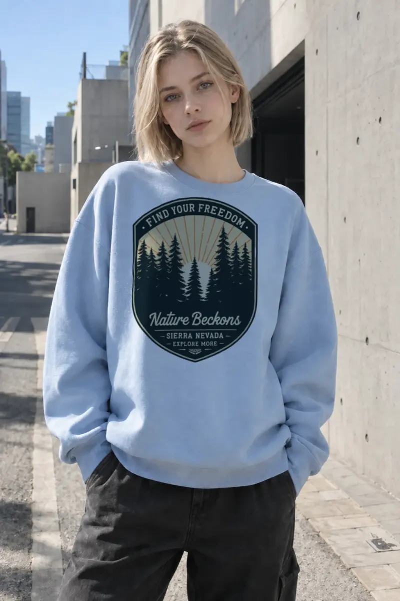 "Find Your Freedom" Heavy Blend Unisex Crewneck Sweatshirt | Gildan 18000