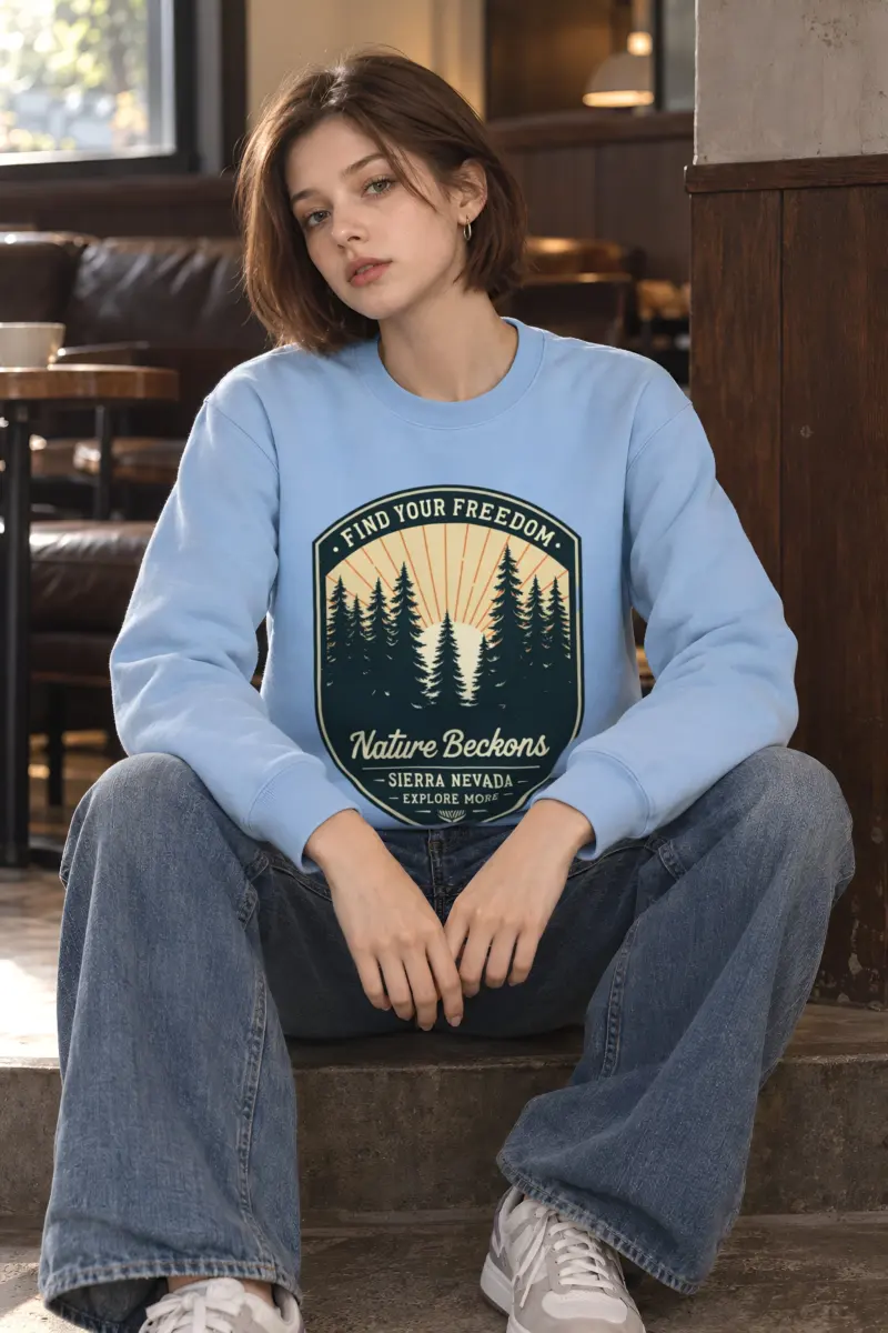 "Find Your Freedom" Heavy Blend Unisex Crewneck Sweatshirt