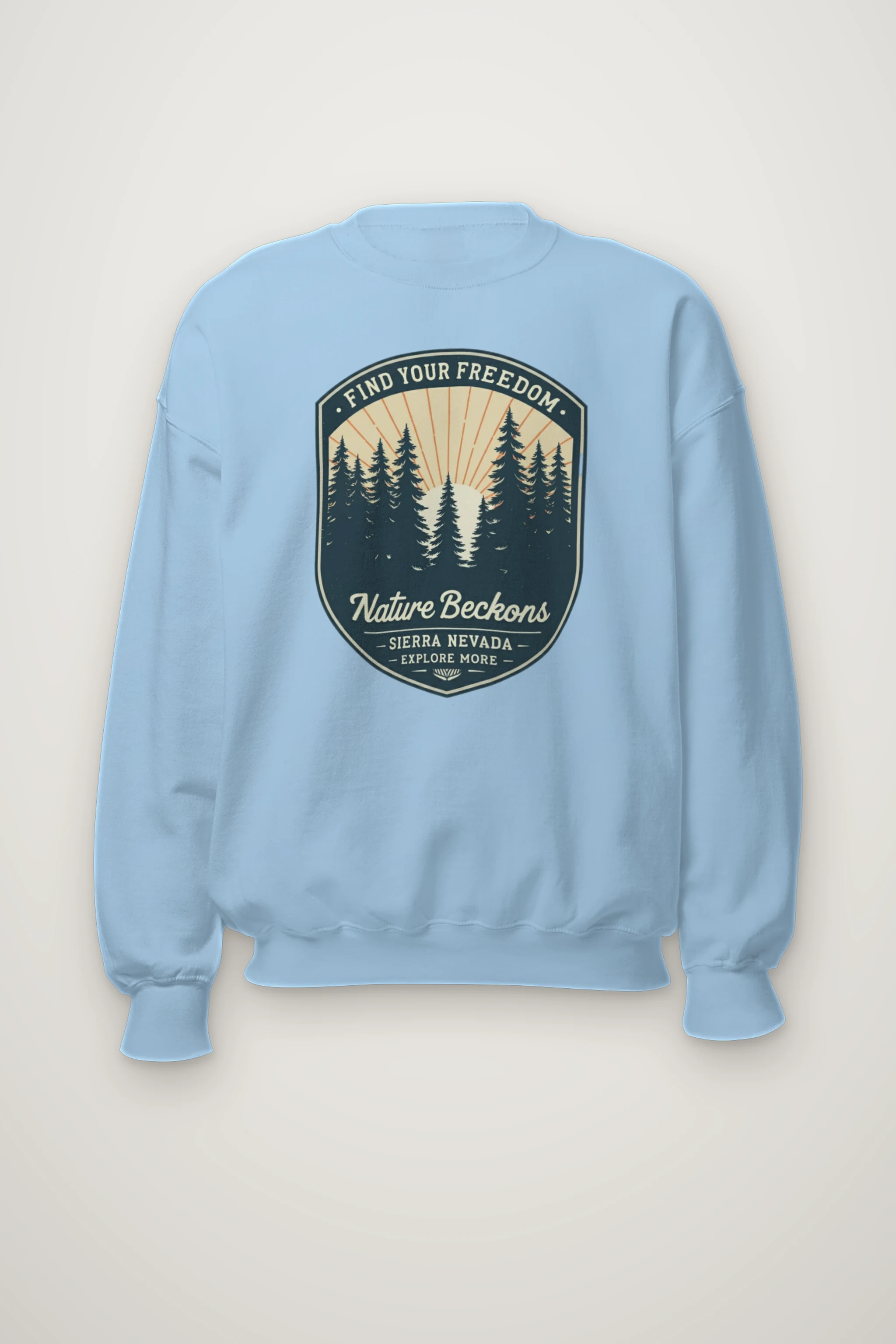 "Find Your Freedom" Heavy Blend Unisex Crewneck Sweatshirt
