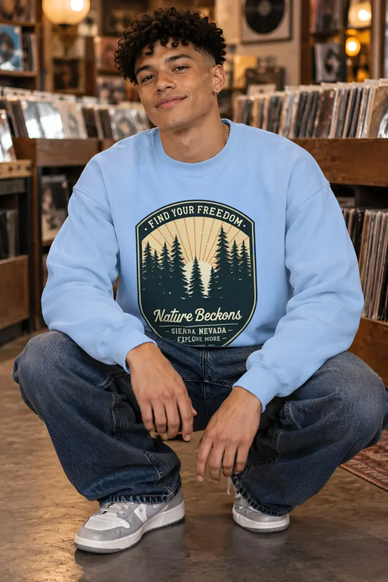 "Find Your Freedom" Heavy Blend Unisex Crewneck Sweatshirt