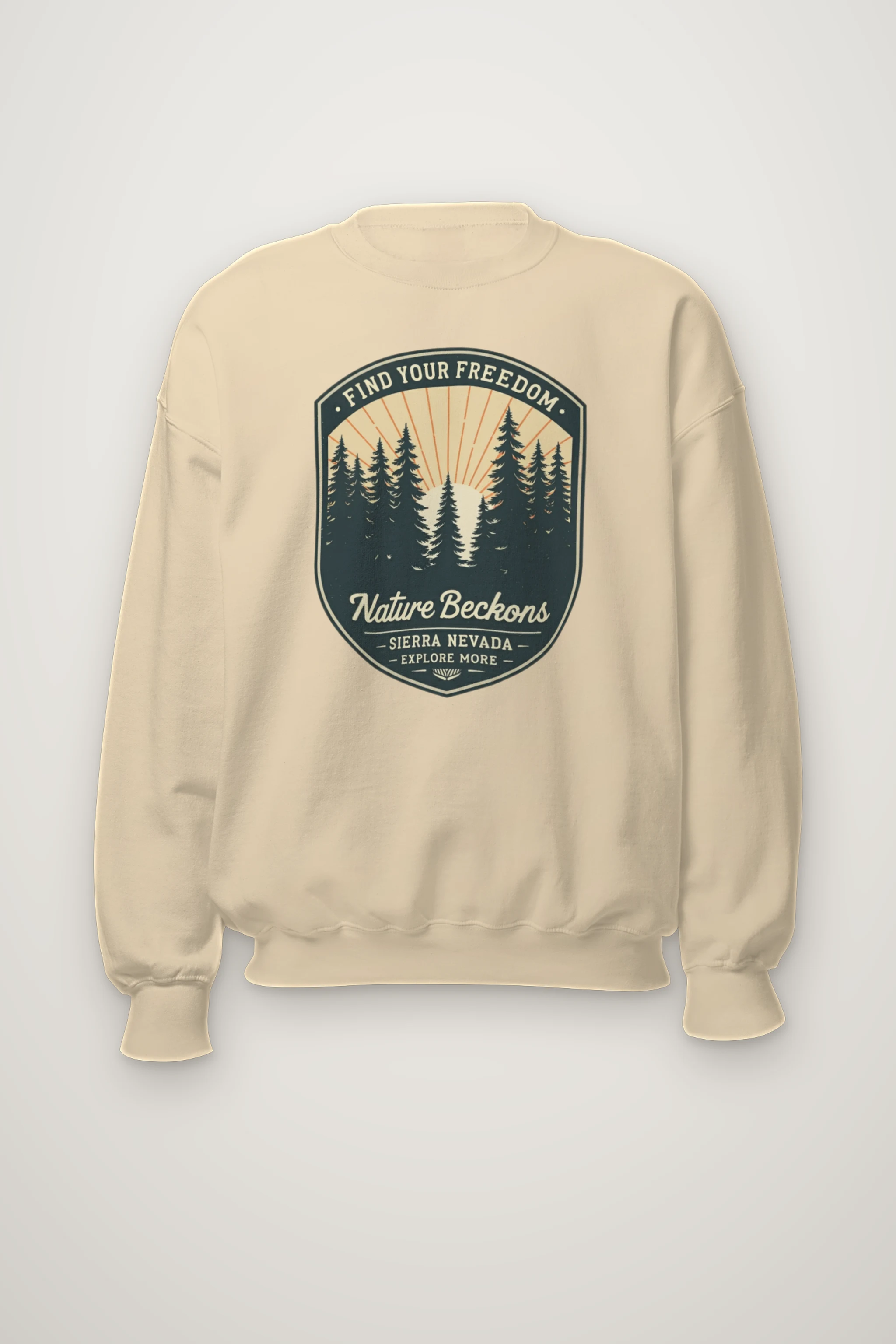 "Find Your Freedom" Heavy Blend Unisex Crewneck Sweatshirt