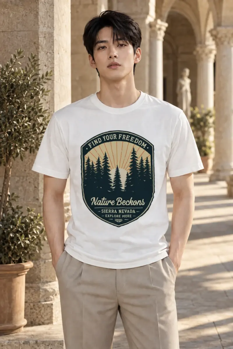 "Find Your Freedom" Heavyweight Unisex Crewneck T-shirt | Gildan 5000