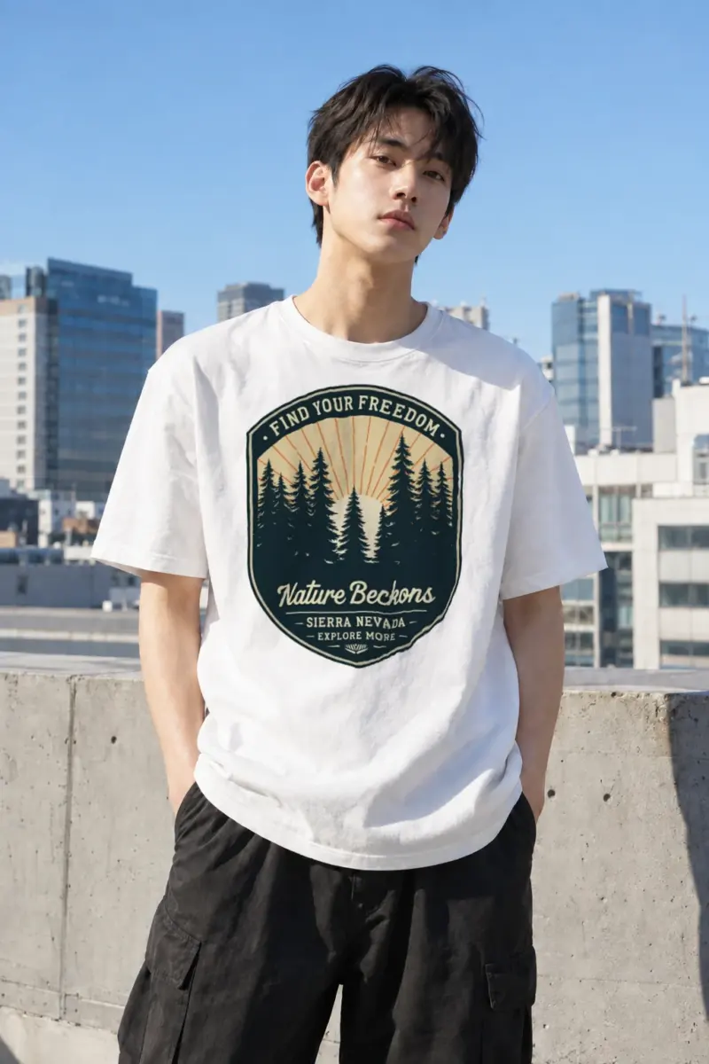 "Find Your Freedom" Heavyweight Unisex Crewneck T-shirt | Gildan 5000