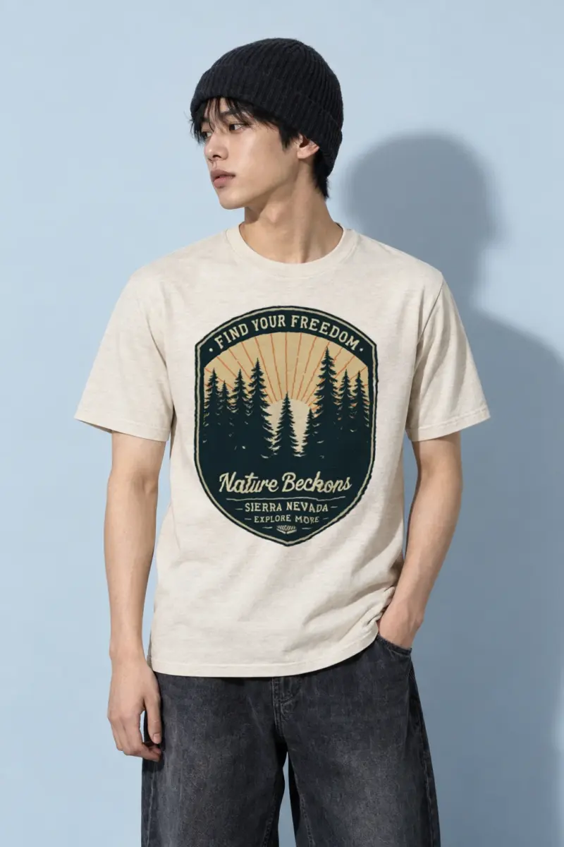 "Find Your Freedom" Heavyweight Unisex Crewneck T-shirt | Gildan 5000