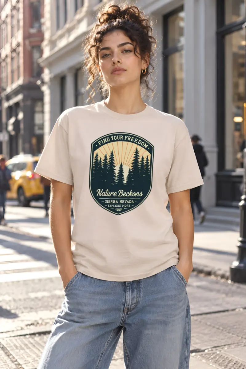 "Find Your Freedom" Heavyweight Unisex Crewneck T-shirt