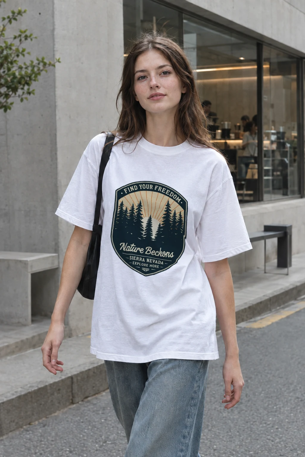"Find Your Freedom" Heavyweight Unisex Crewneck T-shirt | Gildan 5000