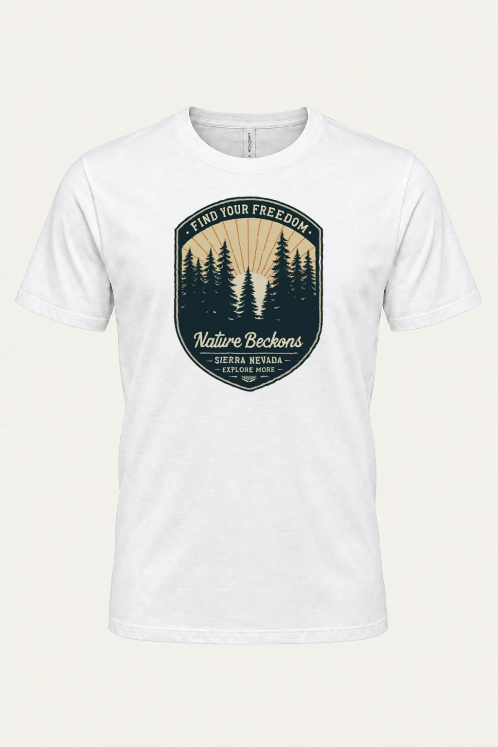 "Find Your Freedom" Heavyweight Unisex Crewneck T-shirt | Gildan 5000