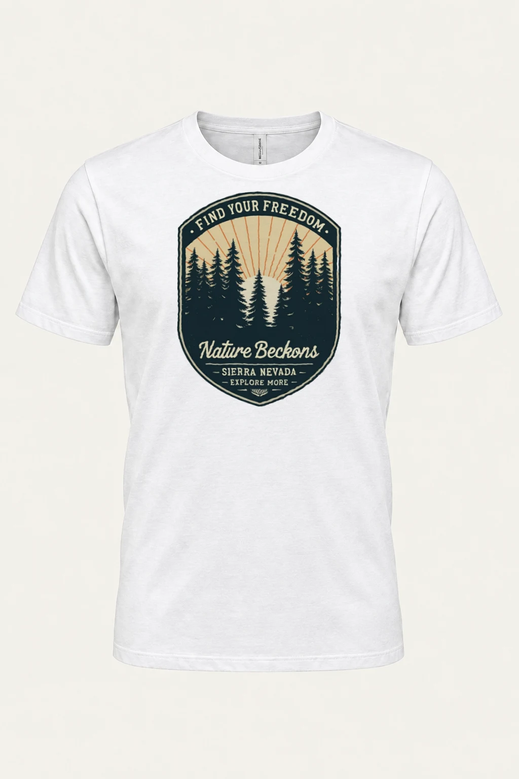 "Find Your Freedom" Heavyweight Unisex Crewneck T-shirt | Gildan 5000