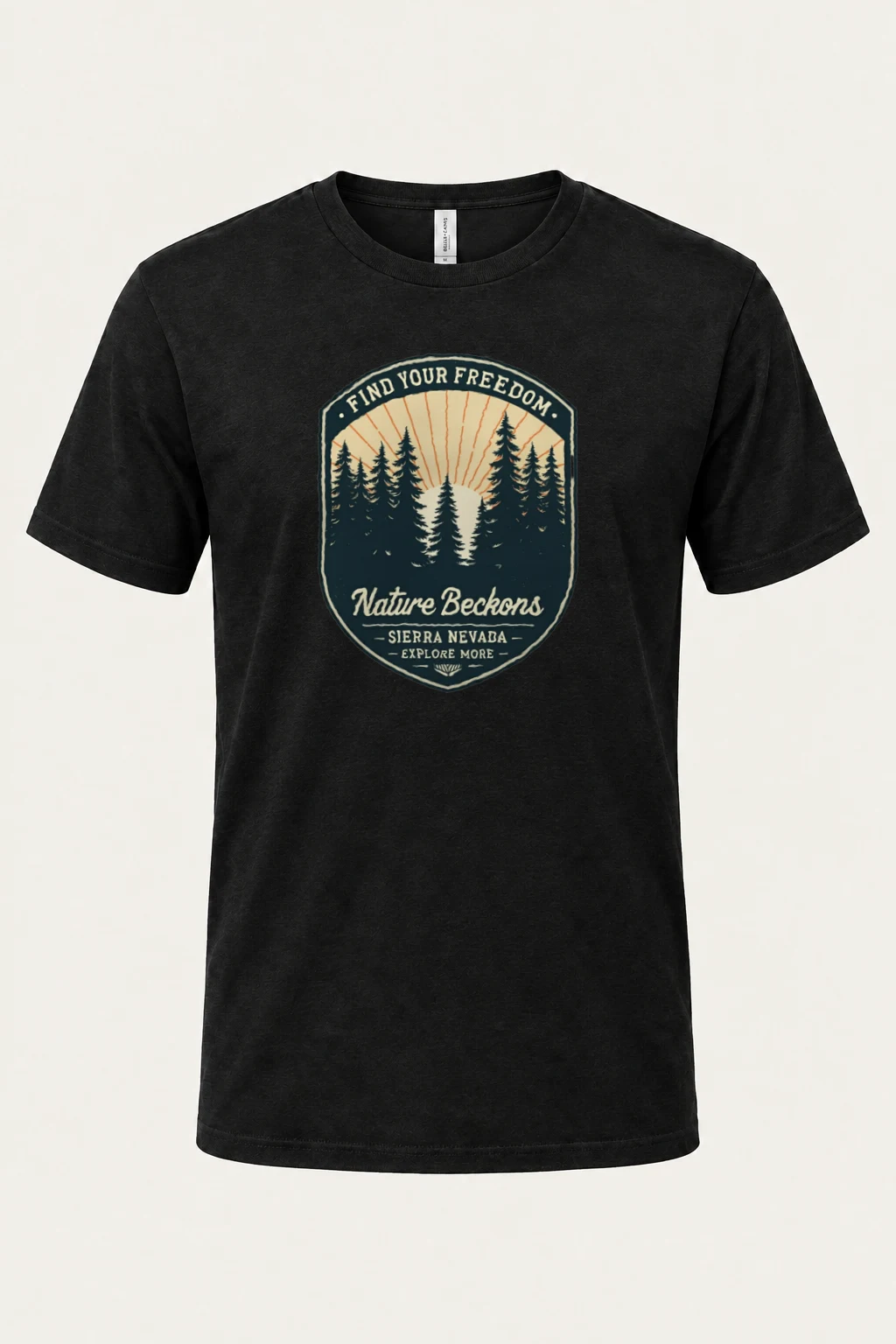 "Find Your Freedom" Heavyweight Unisex Crewneck T-shirt | Gildan 5000