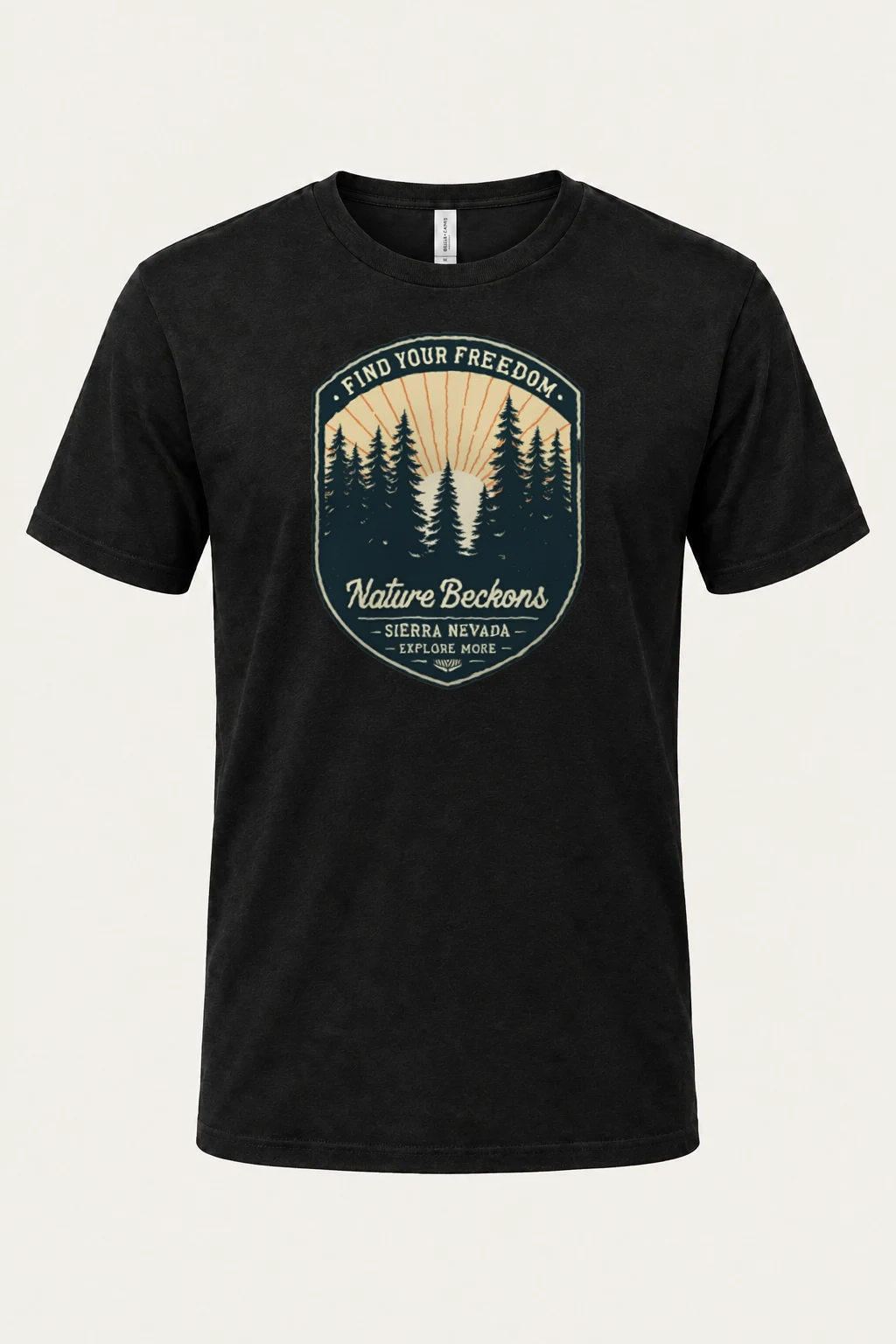 "Find Your Freedom" Heavyweight Unisex Crewneck T-shirt | Gildan 5000