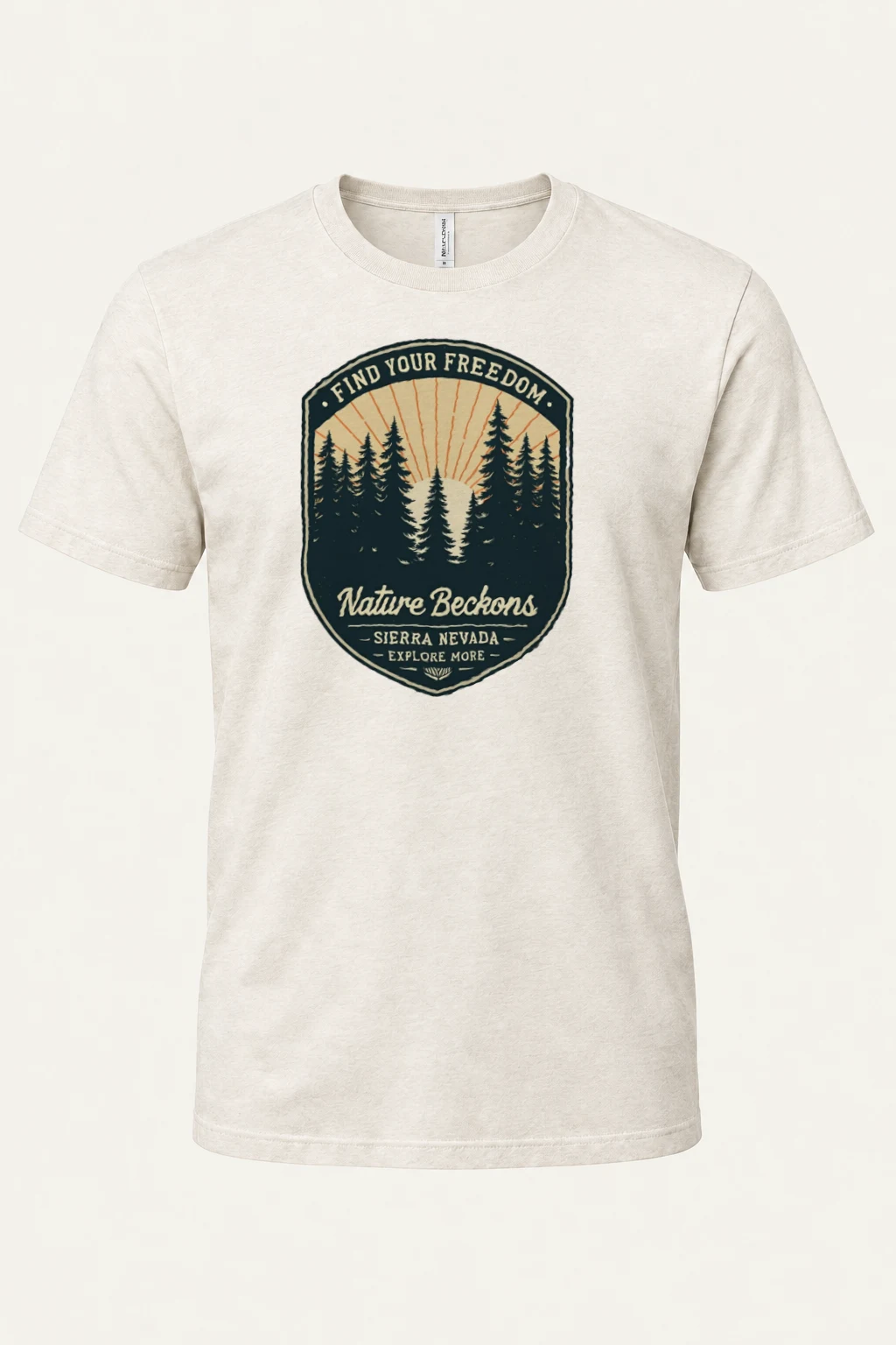 "Find Your Freedom" Heavyweight Unisex Crewneck T-shirt | Gildan 5000
