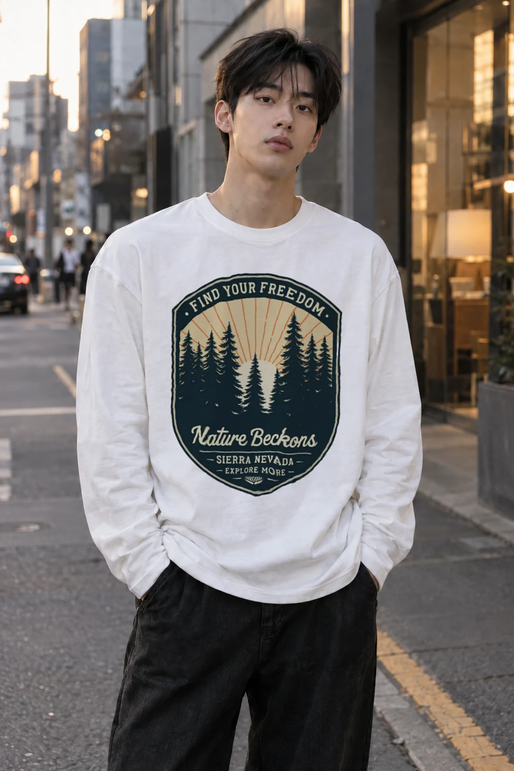 "Find Your Freedom" Unisex Longsleeve T-shirt | Gildan 2400