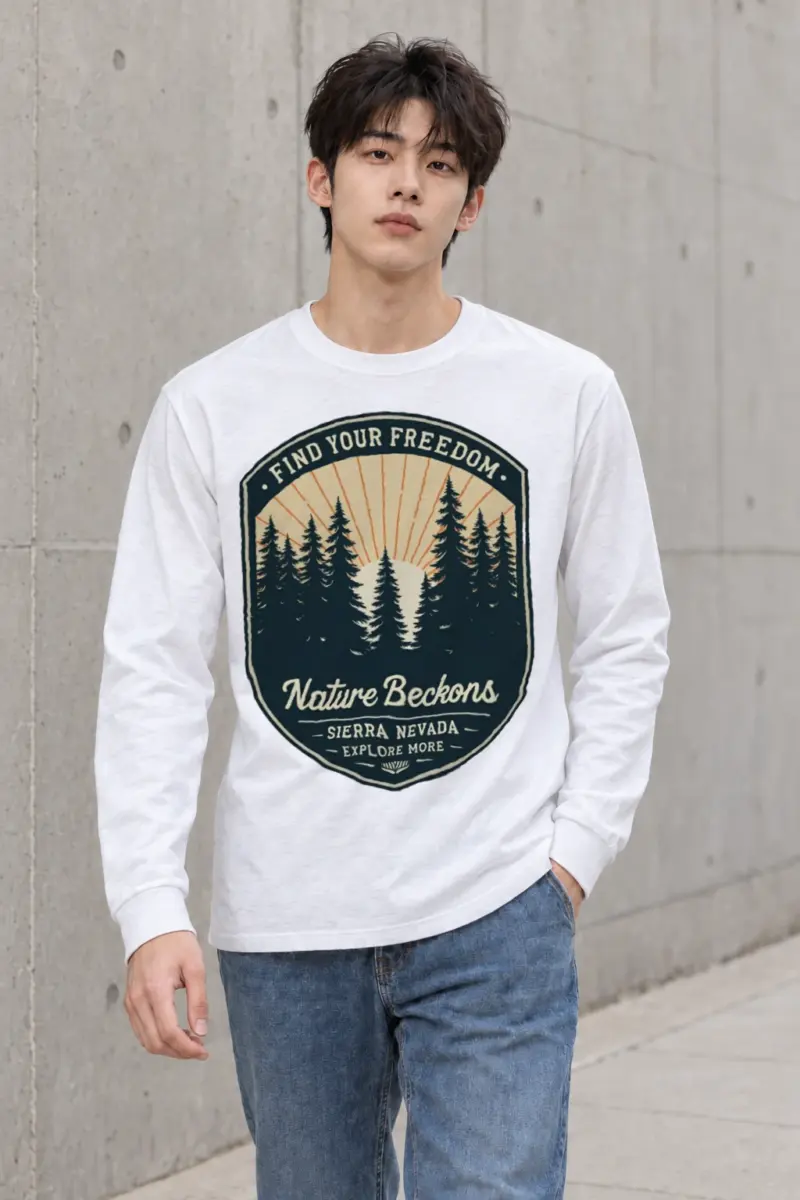 "Find Your Freedom" Unisex Longsleeve T-shirt | Gildan 2400