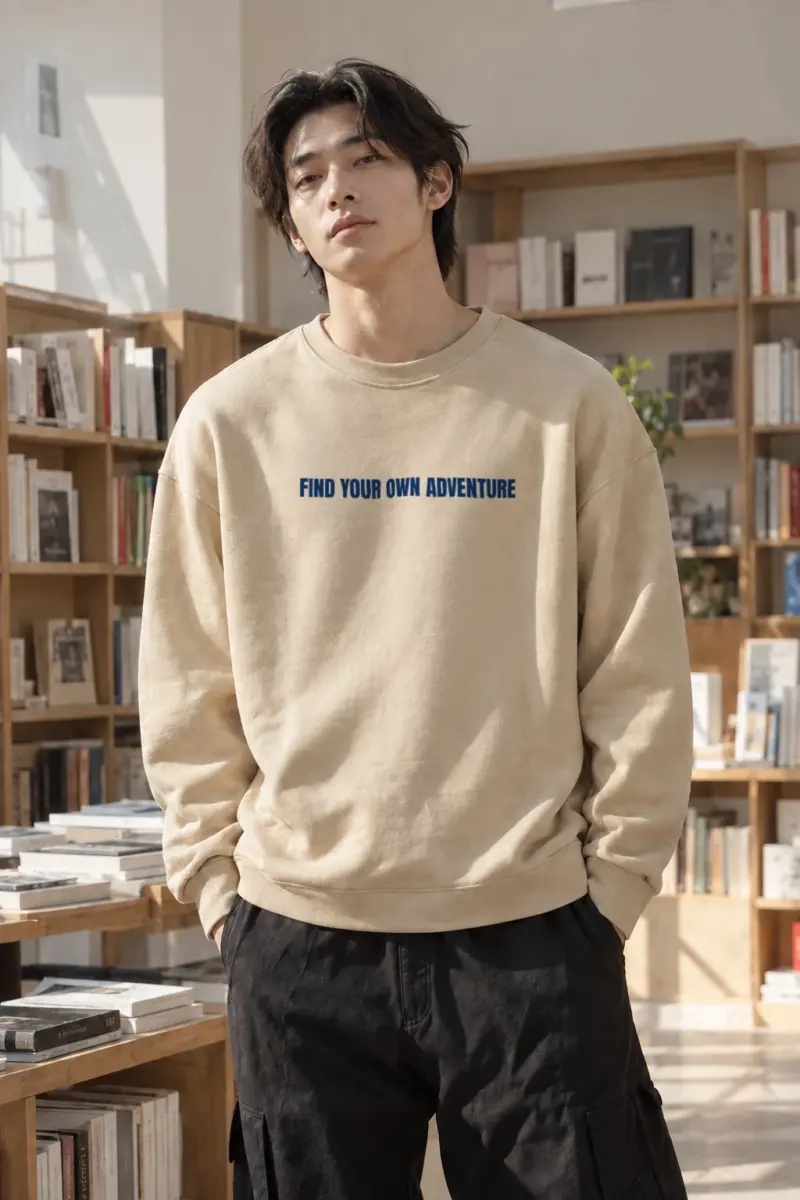 "Find Your Own Adventure" Heavy Blend Unisex Crewneck Sweatshirt | Gildan 18000