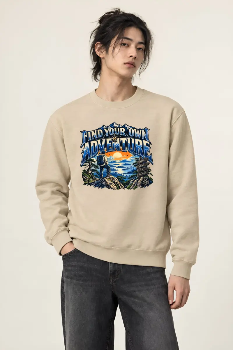 "A Bigger Tomorrow Awaits" Heavy Blend Unisex Crewneck Sweatshirt
