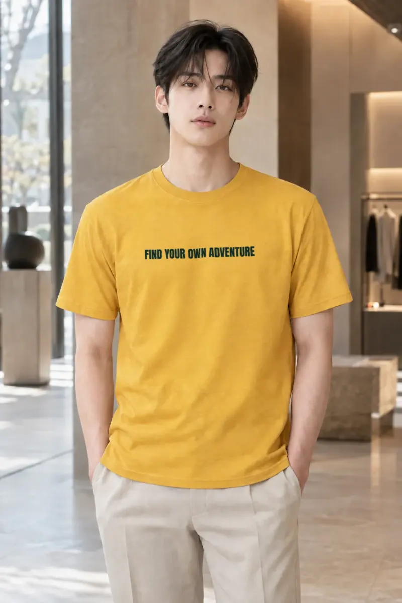 "Find Your Own Adventure" Heavyweight Unisex Crewneck T-shirt | Gildan 5000