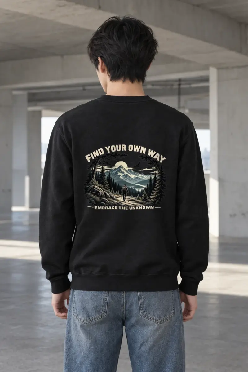 "Find Your Own Way" Heavy Blend Unisex Crewneck Sweatshirt