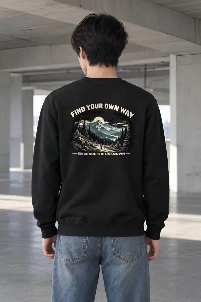 "Find Your Own Way" Heavy Blend Unisex Crewneck Sweatshirt