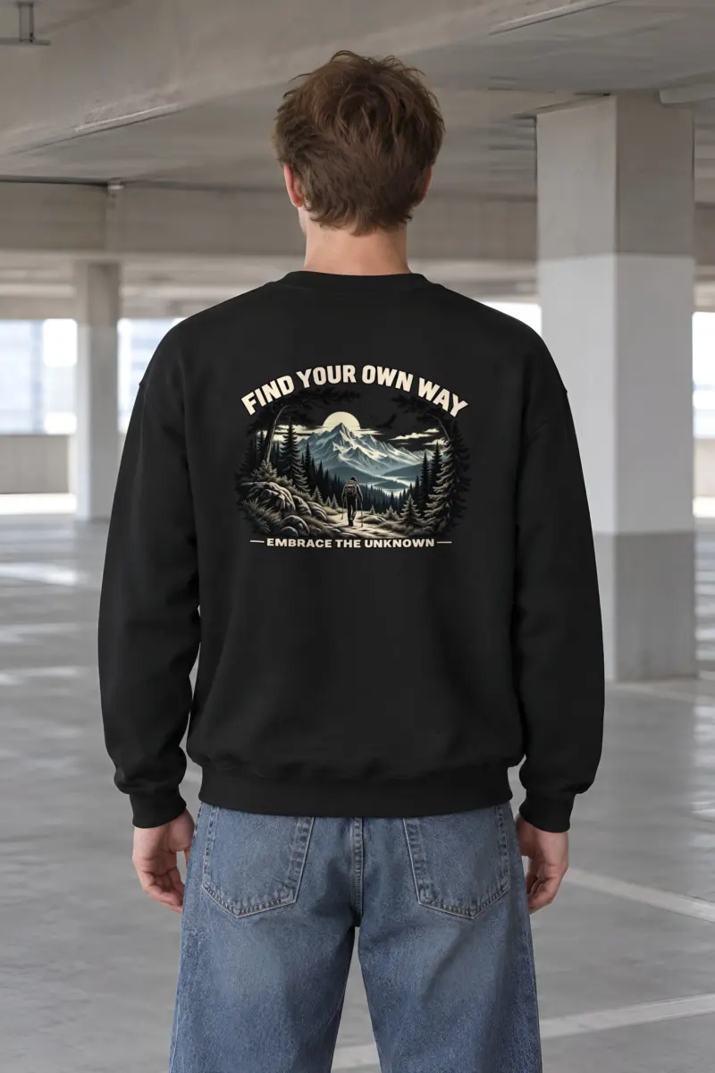 "Find Your Own Way" Heavy Blend Unisex Crewneck Sweatshirt