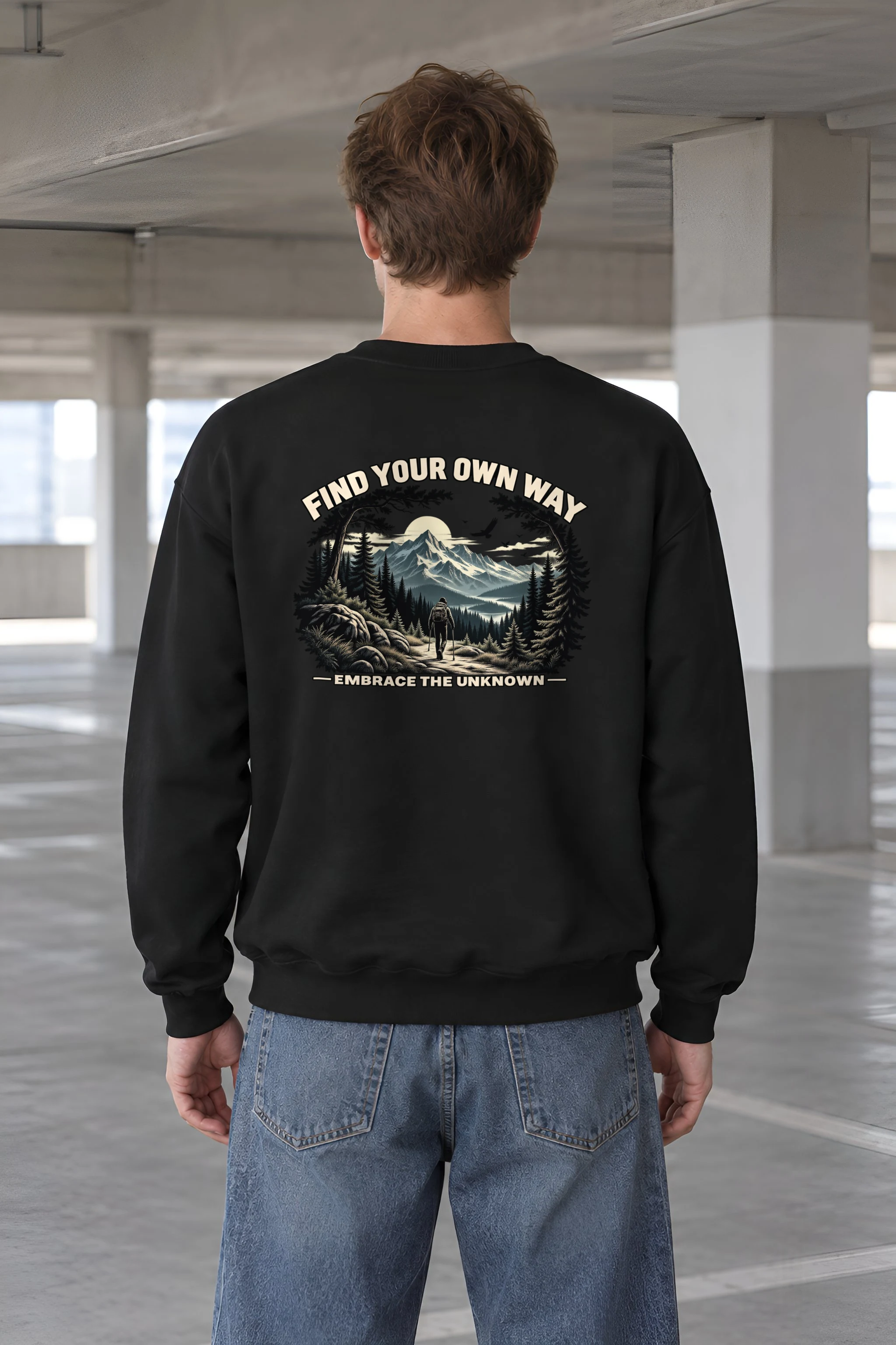 "Find Your Own Way" 1 Crewneck Sweatshirt